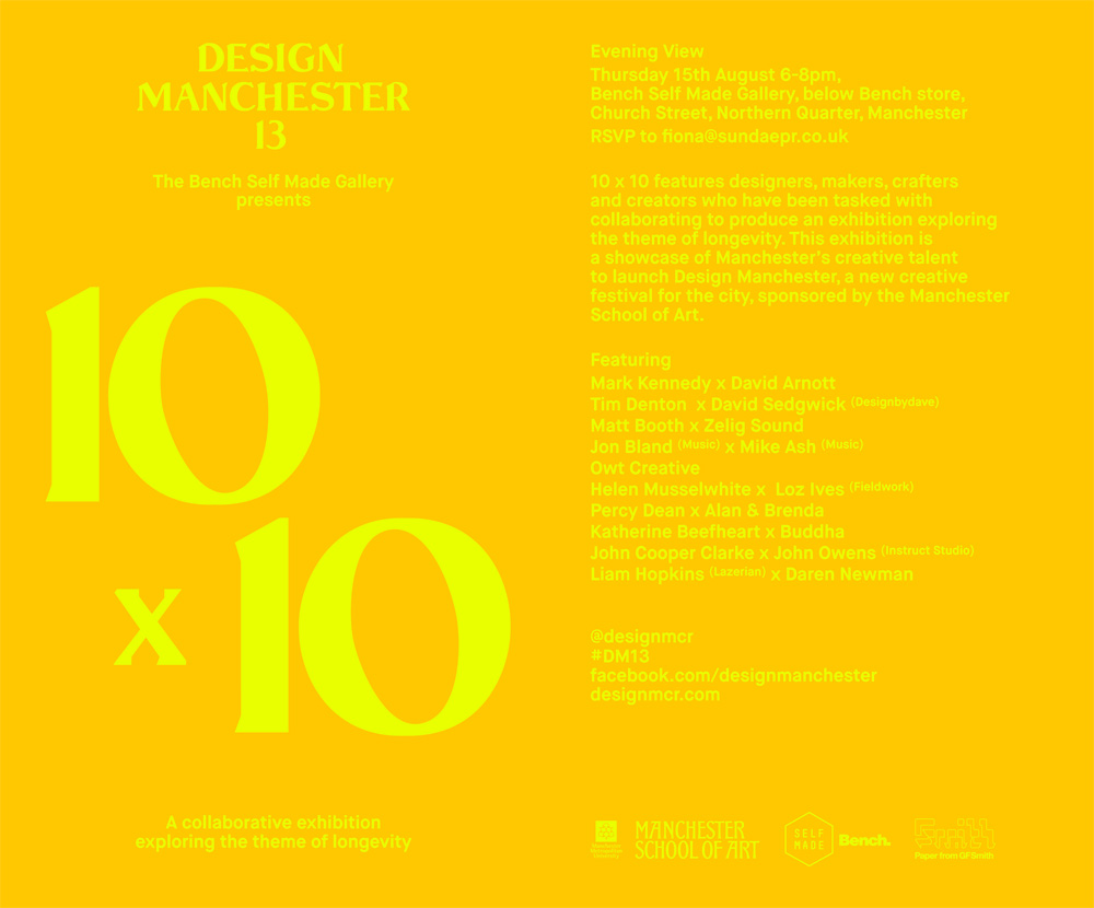 Design Manchester 10 x 10 show